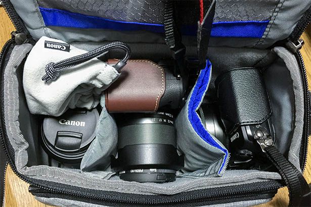 EOS M3にピッタリのカメラバッグ「thinkTANKphotoミラーレスムーバー20」 | 電気通う
